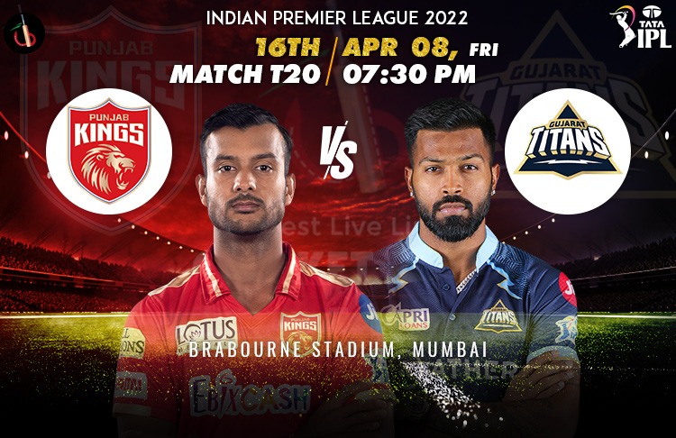 Gujarat vs Punjab 16th Clash of IPL 2022 Match Preview, Fantasy, Pitch Report, Probable XI & More