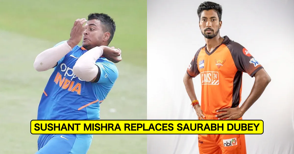 Medium Pacer Sushant Mishra Joins SRH As a Replacement For out of action Saurabh Dubey