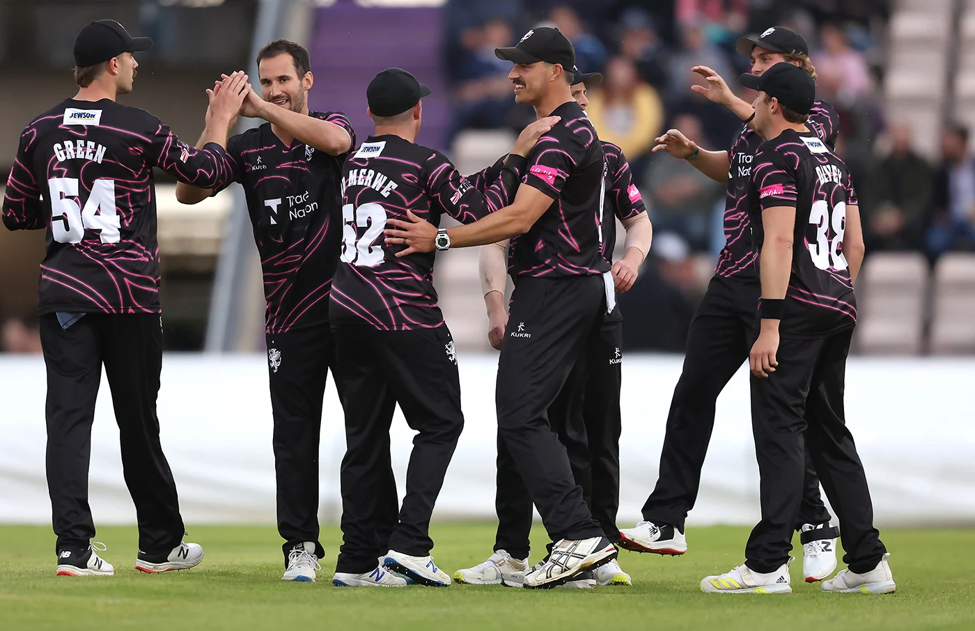 Somerset skittle Hampshire for 123 to top South Group