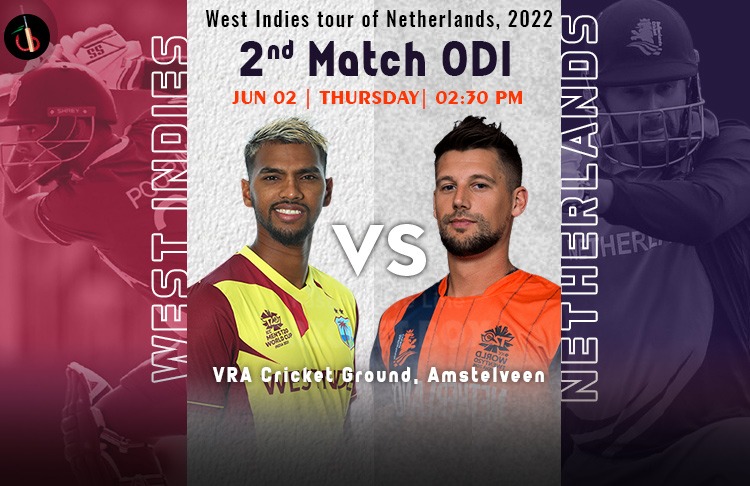 Netherlands vs West Indies 2nd ODI Match Preview, Probable XIs, Match Prediction, Pitch Report & More