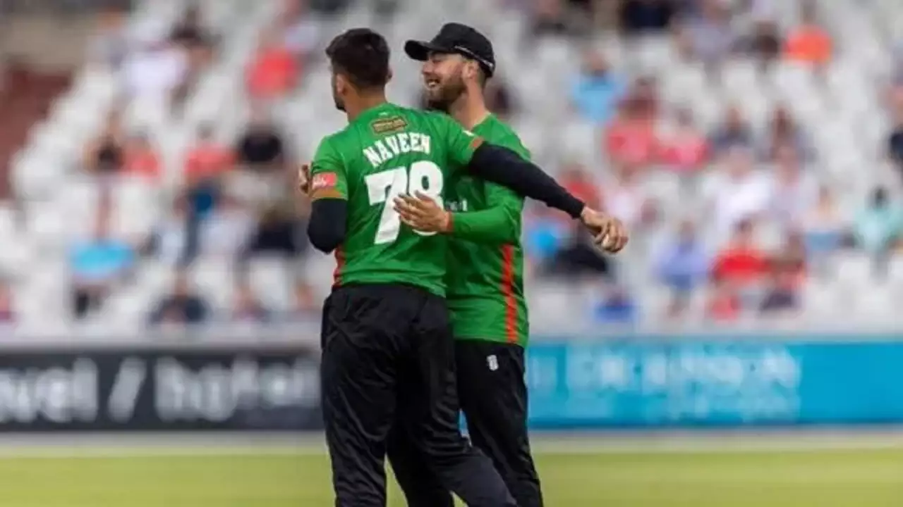 T20 Blast - Naveen-ul-Haq stars in Leicestershire's win