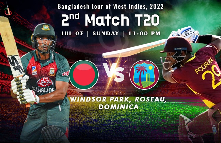 West Indies vs Bangladesh 2nd T20 Match Preview, Probable XI, Match Prediction, Pitch Report & More