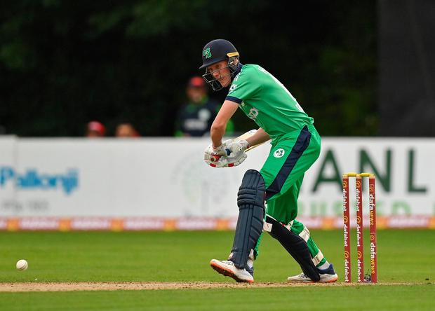 Tector ton headlines Ireland's strong batting performance