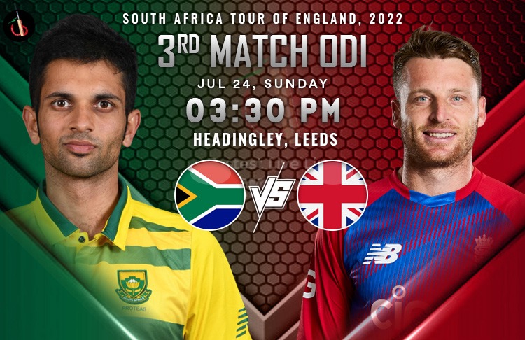 England vs South Africa 3rd ODI Match Preview, Probable XI, Match Prediction, Pitch Report & More