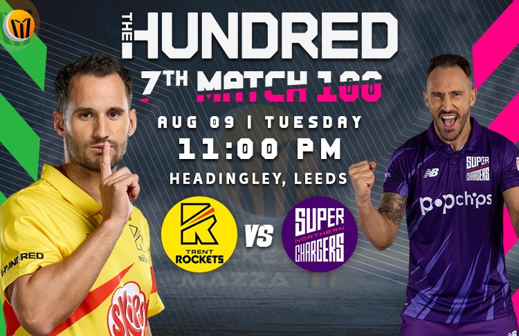 Northern Superchargers vs Trent Rockets 7th 100 Balls Match Preview, Probable XI, Match Prediction, Pitch Report & More