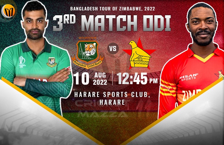 Bangladesh vs Zimbabwe 3rd ODI Match Preview, Probable XI, Match Prediction, Pitch Report & More