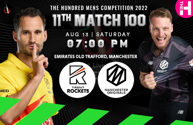 Trent Rockets vs Manchester Originals 11th 100 Balls Match Preview, Probable XI, Match Prediction, Pitch Report & More