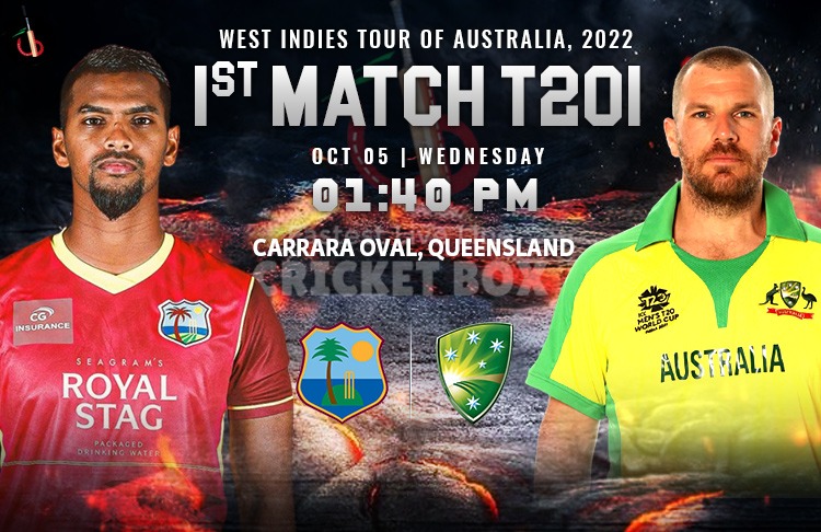 West Indies vs Australia 1st T20 Match Preview, Probable XI, Top Picks, Match Prediction, Pitch Report & More