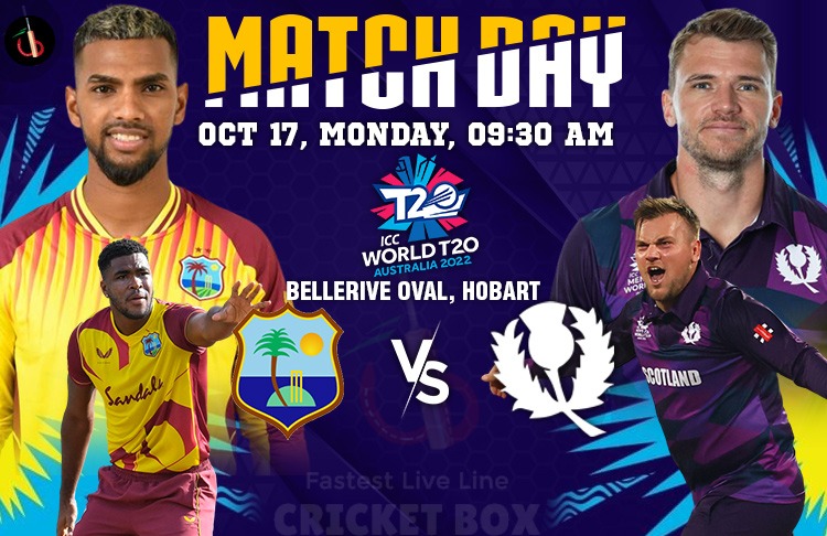 Scotland vs West Indies 3rd Match of T20 World Cup Preview, Probable XI, Match Prediction, Pitch Report & More