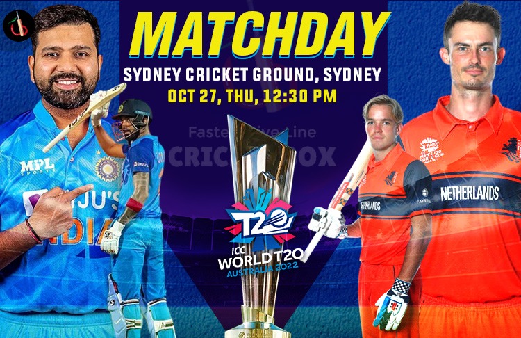 India vs Netherlands 23rd Match of T20 World Cup Preview, Probable XI, Match Weather Report, Pitch Report & More