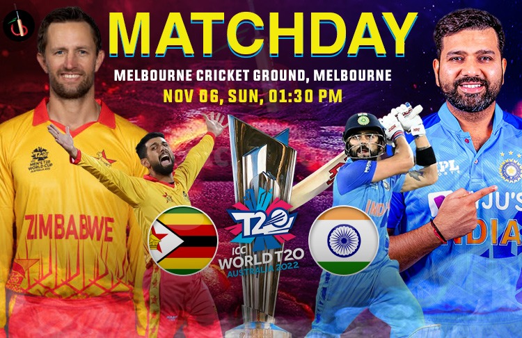 India vs Zimbabwe 42nd Match of T20 World Cup Preview, Probable XI, Match Top Picks, Pitch Report & More