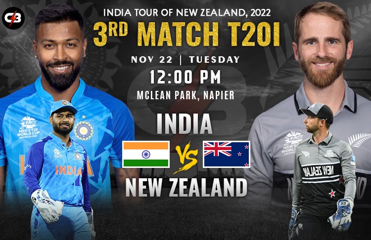 3rd T20 Match India vs New Zealand Preview, Probable XI, Match Top Picks, Pitch Report & More