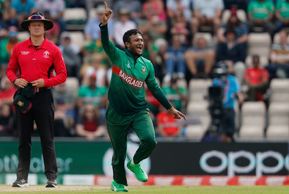 Shakib skittles India out with a five-fer