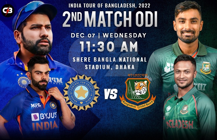 2nd ODI Match India vs Bangladesh Preview, Probable XI, Match Weather Report, Pitch Report & More