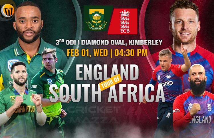 South Africa vs England 3rd ODI Match - Preview, Probable XI, Pitch Report, Weather Report, Key Players & More