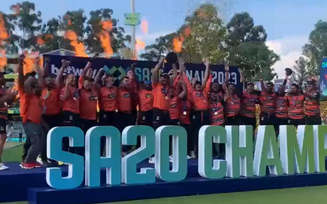 Rossington, Van der Merwe help Sunrisers lift inaugural SA20 title