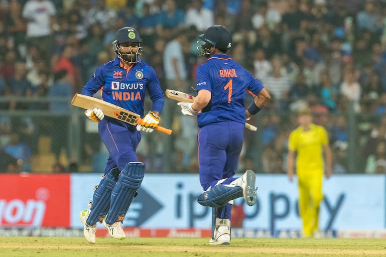 Rahul, Jadeja guide India home in jittery chase