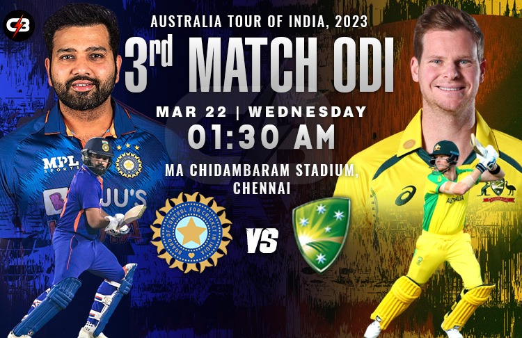 India vs Australia 3rd ODI Match Preview, Probable XI, Match Details, Pitch Report, Key Players & More