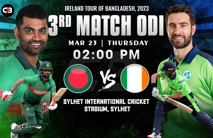 Bangladesh vs Ireland 3rd ODI Match Preview, Probable XI, Match Details, Pitch Report, Key Players & More