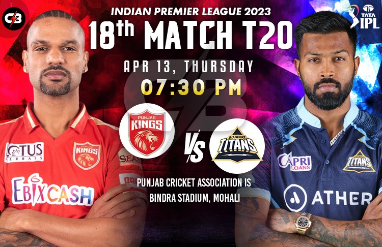 Gujarat Titans vs Punjab Kings 18th IPL Match Preview, Weather Report, Probable XI, Match Details, Key Players & More