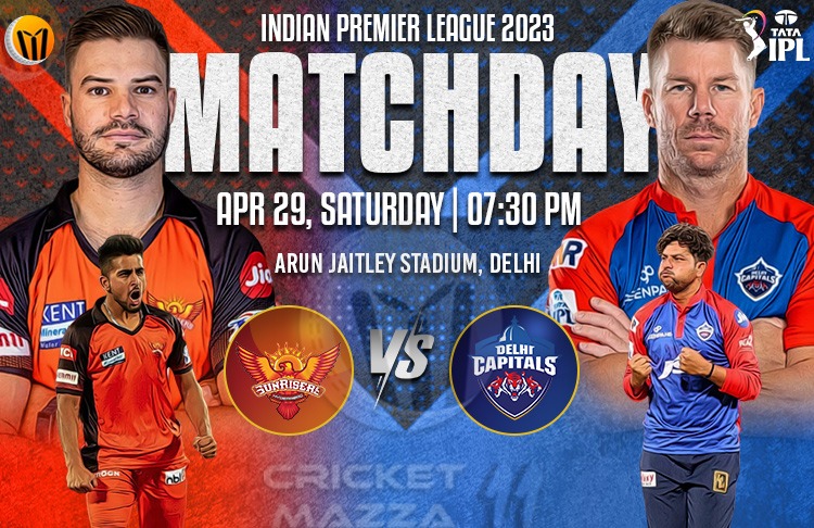 Delhi Capitals vs Sunrisers Hyderabad 40th IPL Match live Preview, Pitch Report, Probable XI, Match Details, Key Players & More