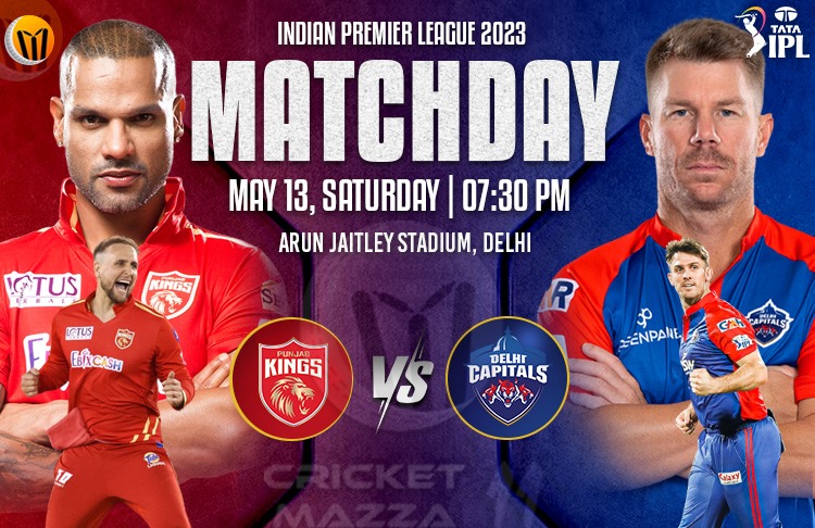 Delhi Capitals vs Punjab Kings 59th Match IPL Match Live Preview, Pitch Report, Probable XI, Match Details, Key Players & More