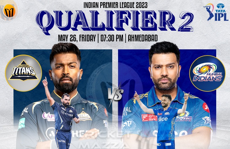 Mumbai Indians vs Gujarat Titans 2nd Qualifier Match Live Preview, Pitch Report, Probable XI, Match Details, Key Players & More