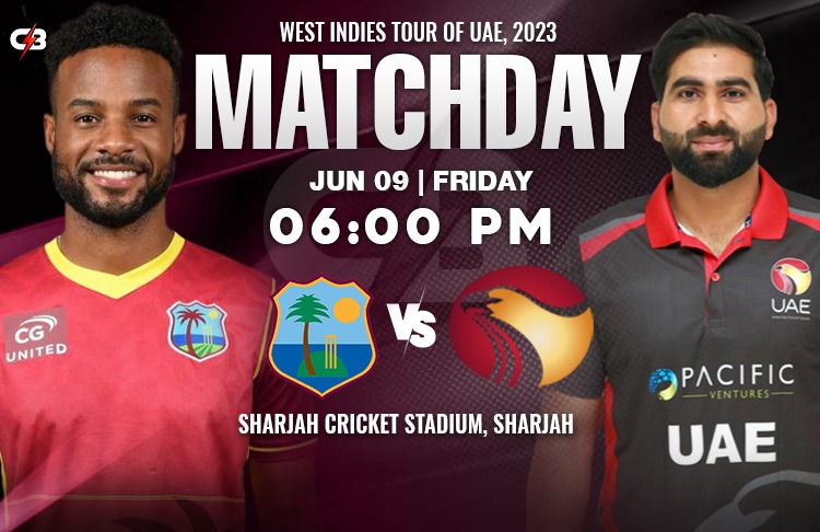 West Indies vs United Arab Emirates 3rd ODI Match Live Preview, Match Details, Pitch Report, Probable XI, Weather Report & More