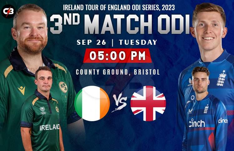 England vs Ireland 2nd Match ODI Live Preview, Pitch Report, Probable XI, Match Details & More