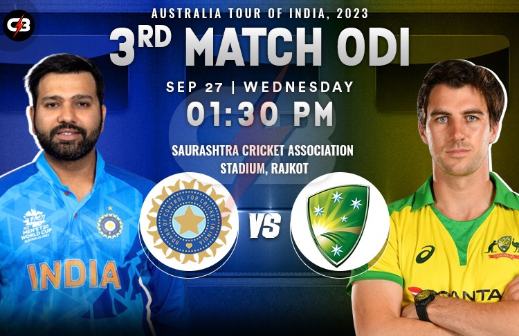 India vs Australia 3rd Match ODI Live Preview, Pitch Report, Probable XI, Match Details & More (2023)