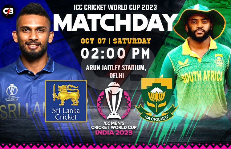 South Africa vs Sri Lanka - 4th Match of World Cup Mens, Probable XI, Weather Report, Pitch Report & Key Players and more (2023)