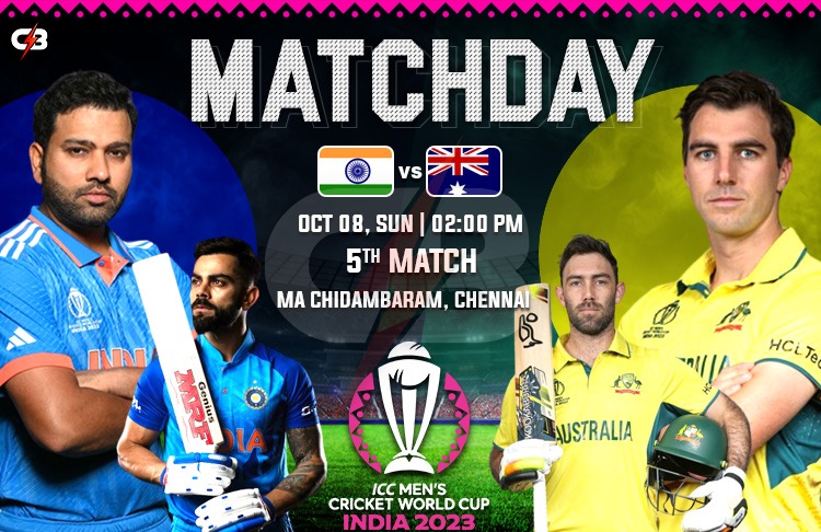 India vs Australia - 5th Match of World Cup Mens, Probable XI, Weather Report, Pitch Report & Key Players and more (2023)