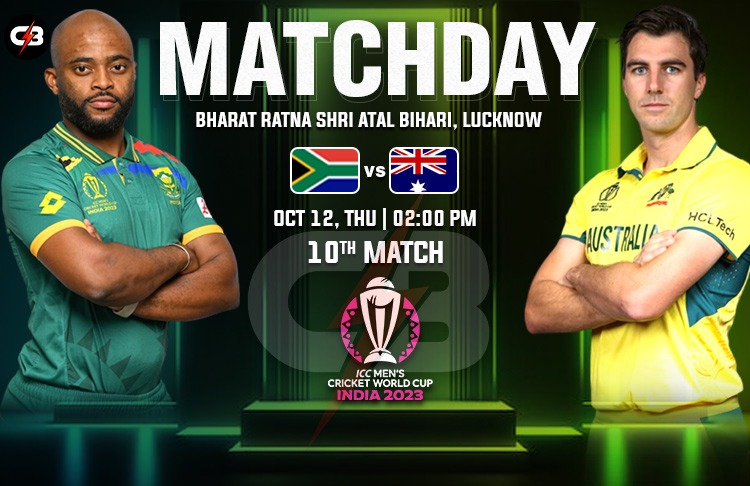 Australia vs South Africa - 10th Match of World Cup Mens, Probable XI, Weather Report, Pitch Report & Key Players and more (2023)