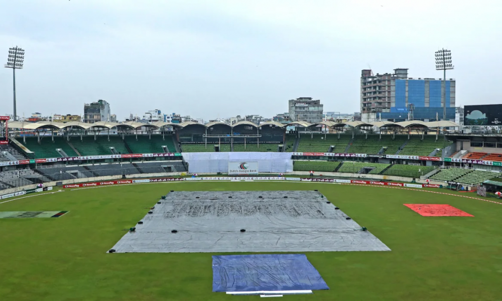 Rain washes out day two in Mirpur