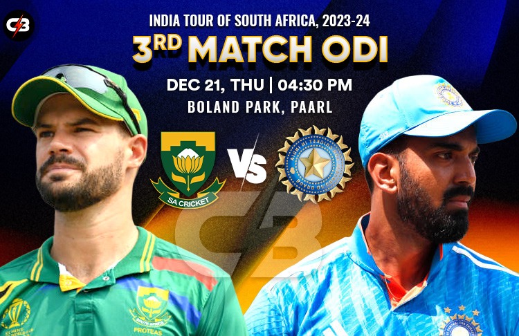 South Africa vs India 3rd ODI Match - Probable XI, Pitch Report, Weather Report and more (2023)